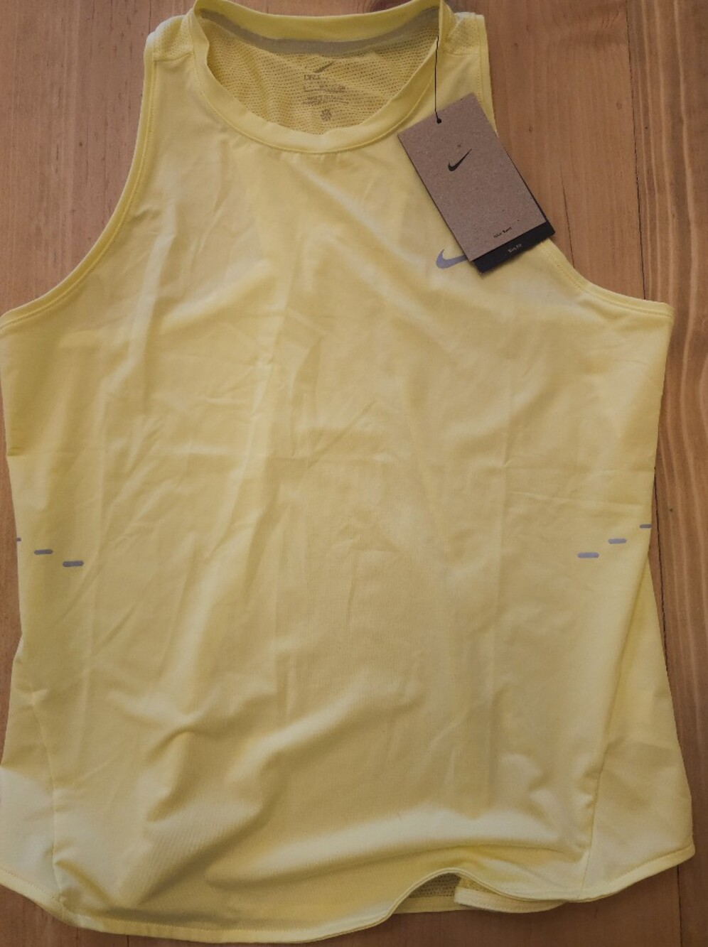 Nike Women’s Light Yellow Performance Tank Top